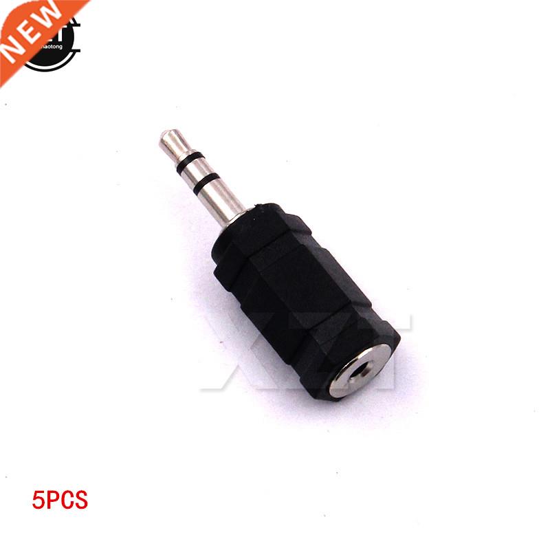 5pcs 2.5mm Female to .5mm Male Audio Stereo Headphones jac