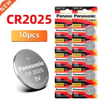 Original PANASONIC 10pcs/lot cr2025 Button Cell Batteries V