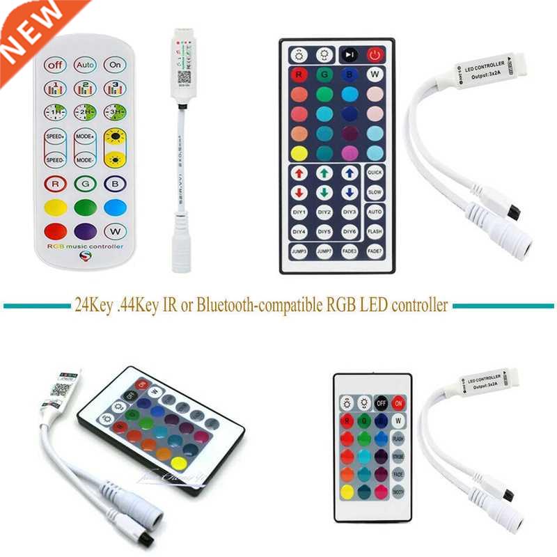 Music Led Bluetooth-compatible Controller 24 Keys LED IR 44