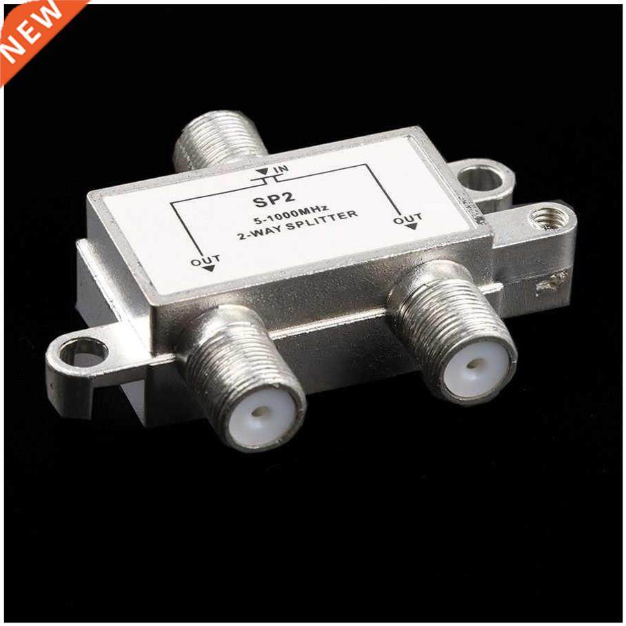 "new 2 way tv aerial splitter antenna cable 5-1000 mhz