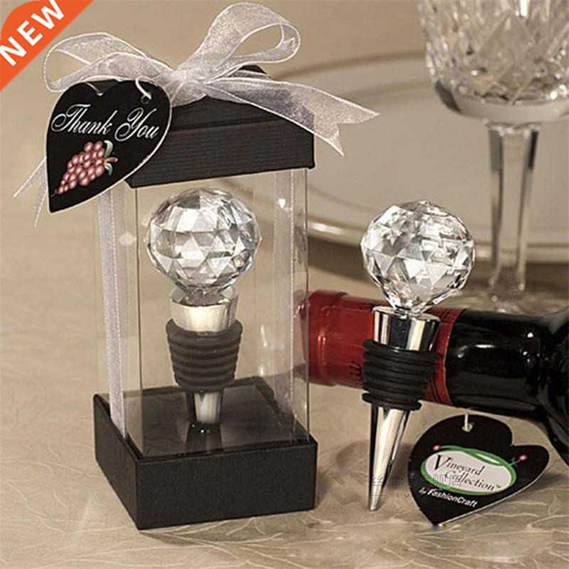 Wine Stopper Crystal Wine Champagne Bottle Stopper Vacuum Se