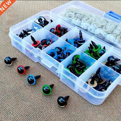 100PCS 8-12mm Mix Color Plastic Animal Safety Eyes For Toys