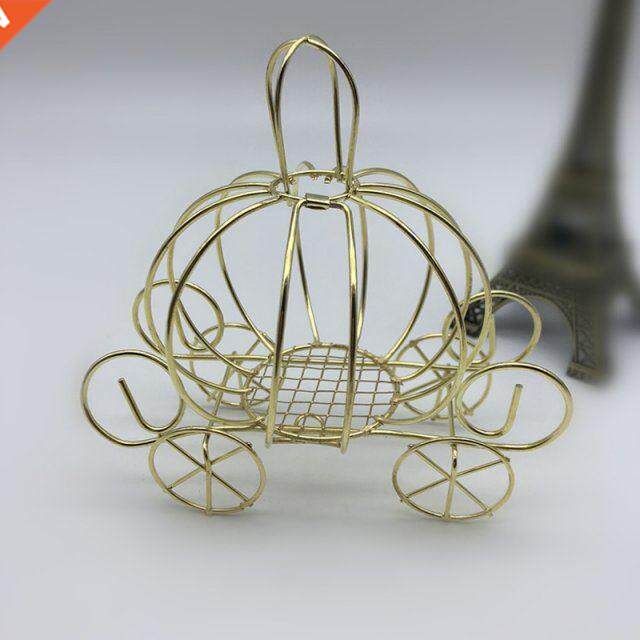 creative pumpkin carriage decor cart candy case chocolate gi