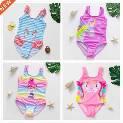 1~10Y Toddler Baby Girls Swimsuit one piece Children Swimwea