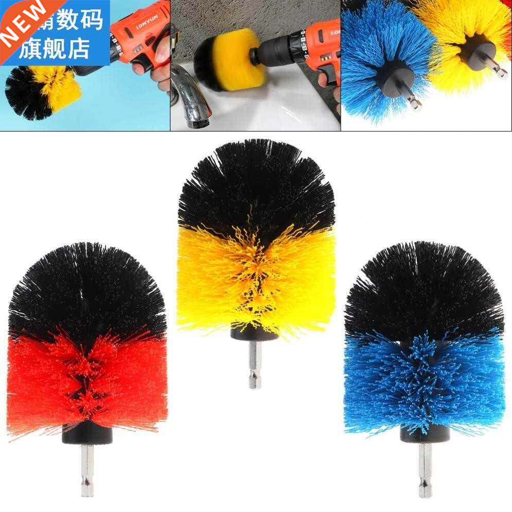 5 inch power scrubber brush 3 random color 适用于 cl
