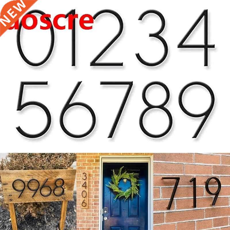 metals floating home address number zinc alloy home/business