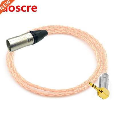 HI-End OCC Copper 4pin XLR Male to 3.5mm Stereo Male Audio