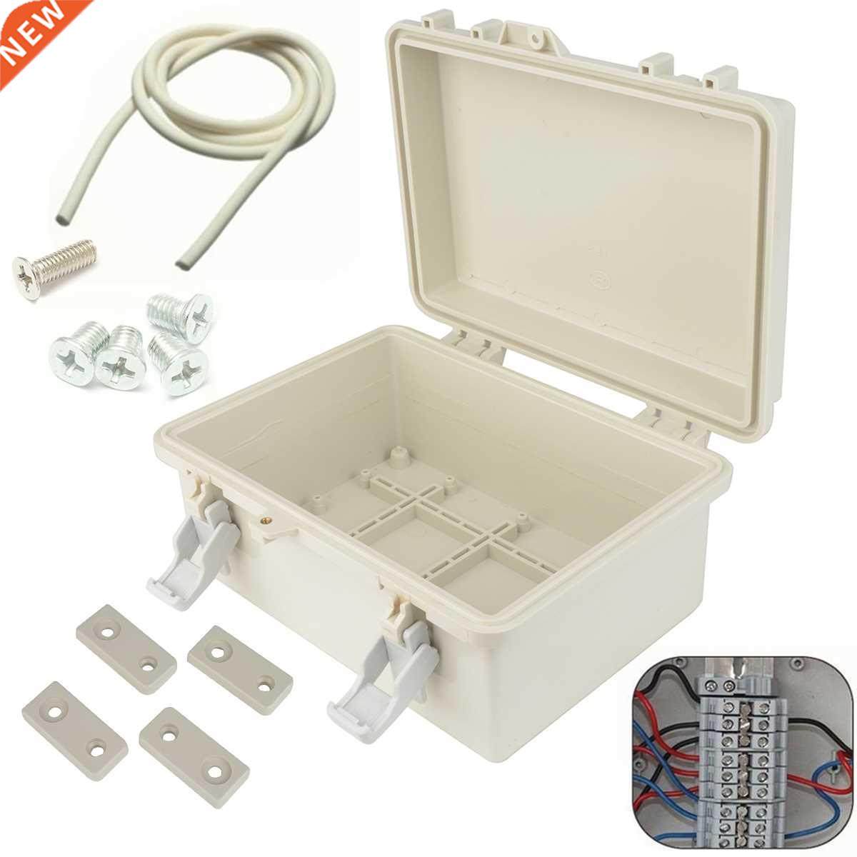 sealed junction box light gray enclosure case terminal cable