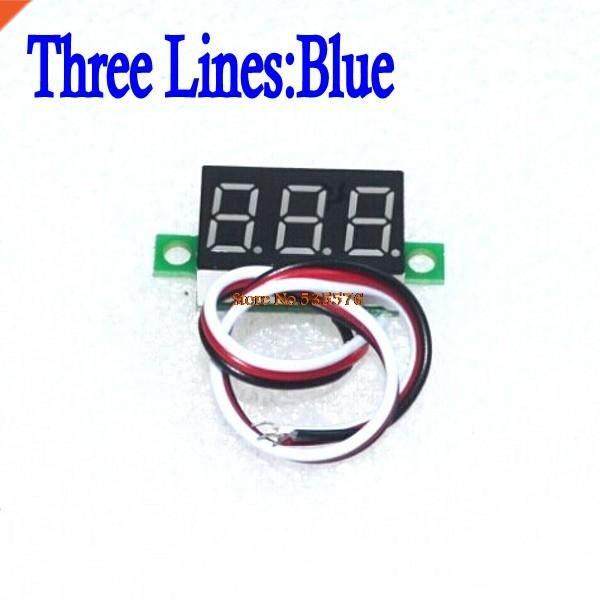 36 digital voltmeter dc 0v-30v three lines 3 digit voltag