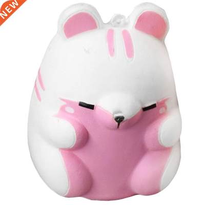 Kawaii Smile hamster Squeeze Toys Slow Rising Cream Scented