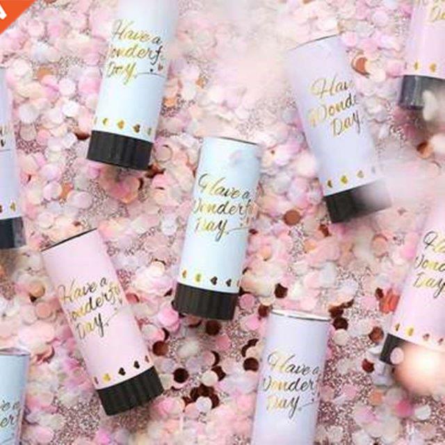 2021 Spring Confetti Cannon Air Compressed Poppers Wedding P