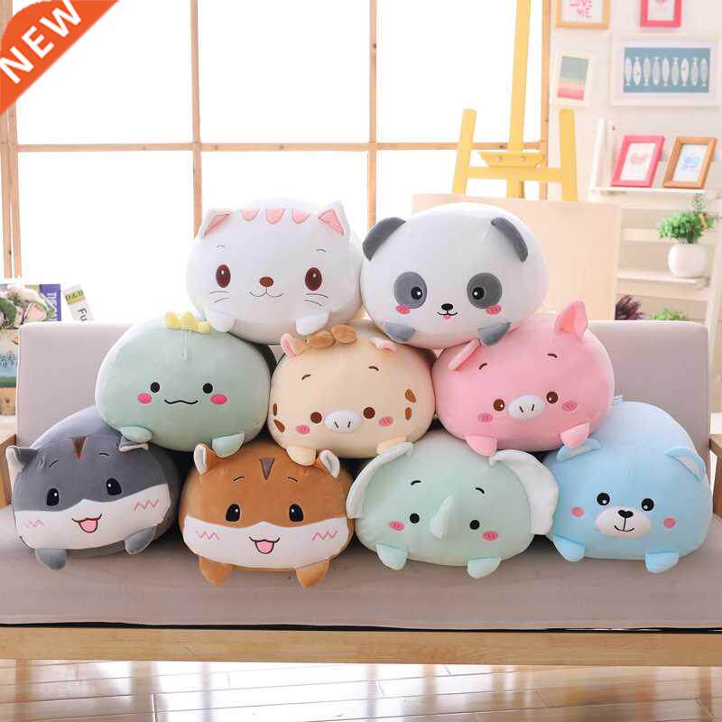 9 styles animal sweet dinosaur pig cat bear plush toy soft c