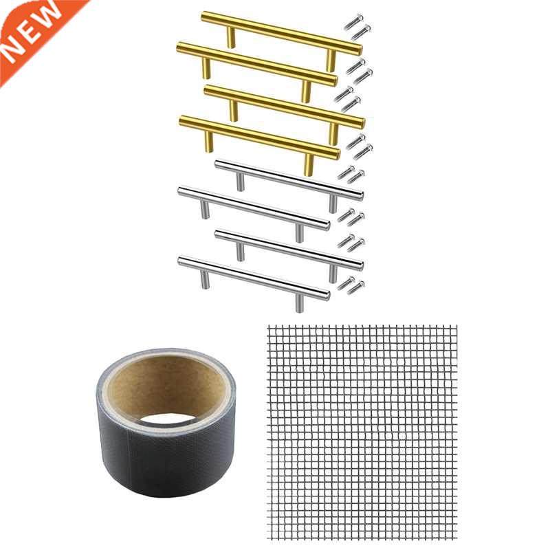 screen repair tape with 8pcs gold silver handles hardware st