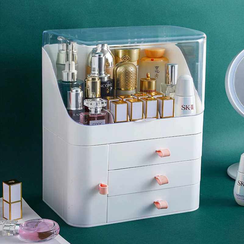 LARGE CAPACTY MAKEUP ORGANZER COSMETC STORAGE BOX DRAWER