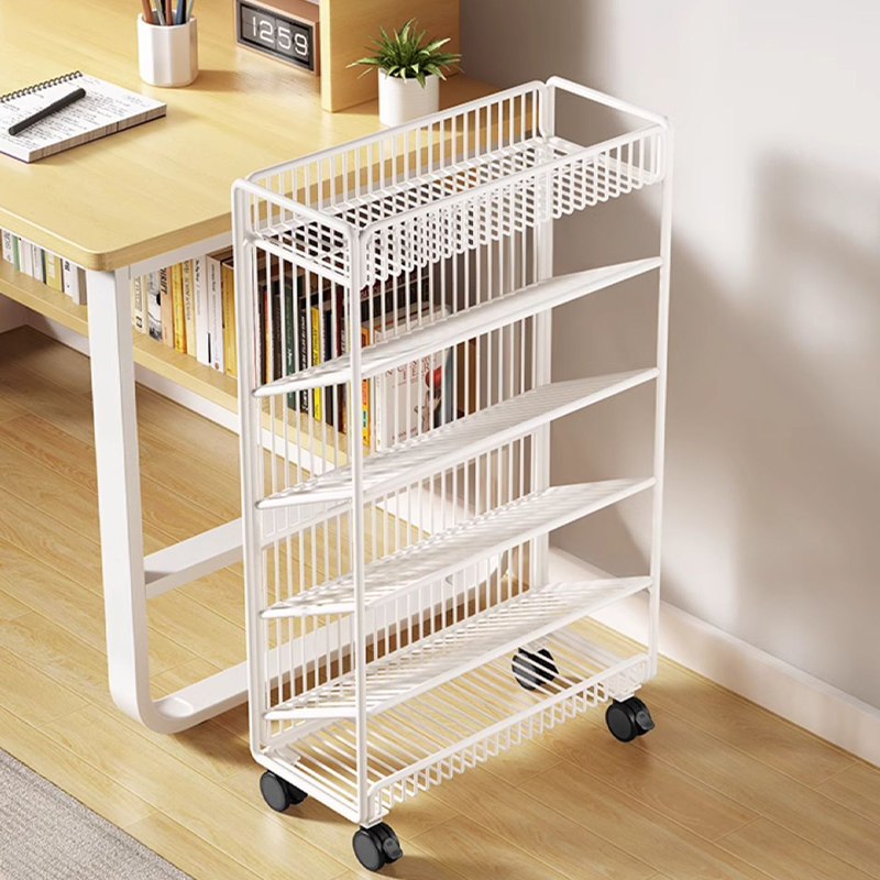 桌边置物架带轮可移动简易落地