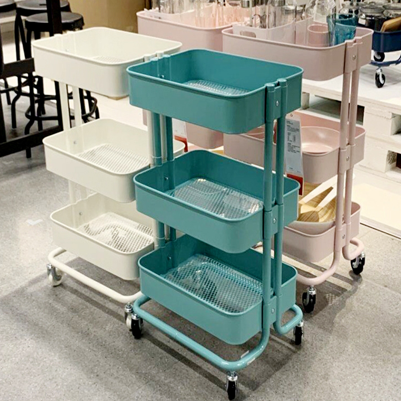 推车置物架落地多层置物架收纳架