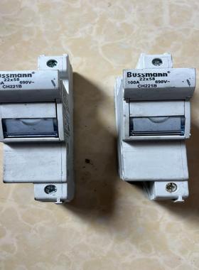 bussmann熔断器底座CH221B，100A，成(议价）