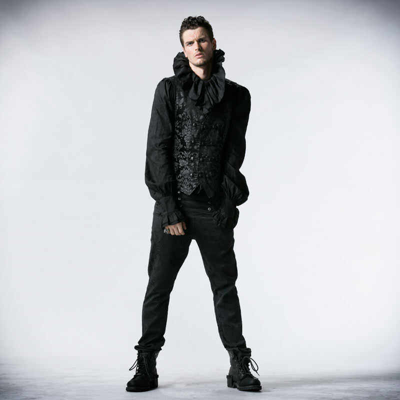 机能风PUNKRAVE男装长袖立领外套