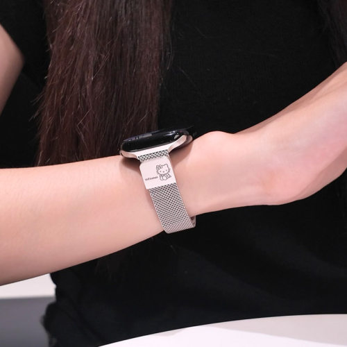 适用iwatch夏天KT猫米兰金属表带