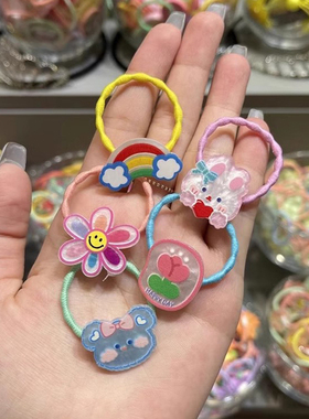 【清货！】韩国bebeprince卡通小发圈 儿童发饰 宝宝甜美发绳头绳