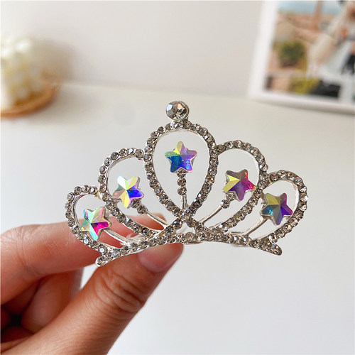 YCKIDS公主女表演出发饰皇冠插梳