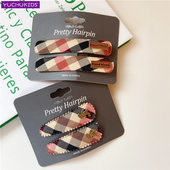 儿童发饰少女边夹 韩国进口经典 百搭英伦BB夹 宝宝碎发卡女孩发夹