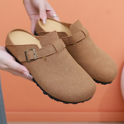 春秋新款勃肯鞋女鞋外穿透气懒人拖鞋软底舒适凉鞋时尚百搭休闲鞋