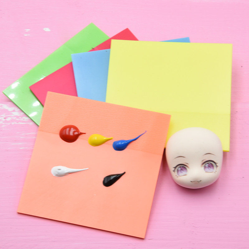 超轻粘土人偶上色画眼 迷你一次性彩色塑料调色盘可揭式调色纸,玩具/童车/益智/积木/模型,粘土/超轻粘土,淘宝优惠券,粉丝福利购,淘宝优惠卷