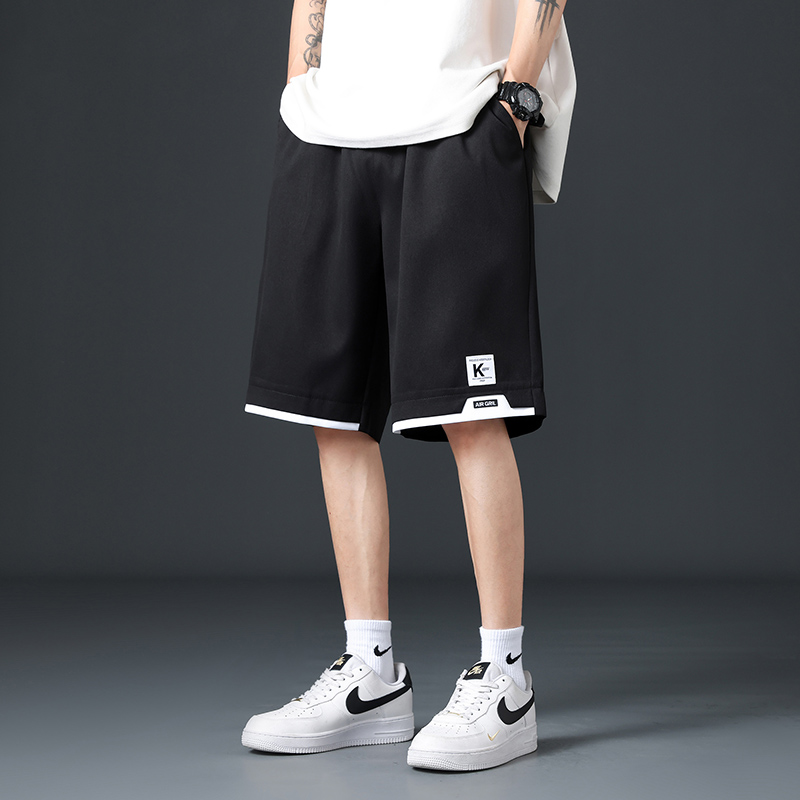 清仓捡漏外贸撤回短裤男士夏季薄款速干休闲运动冰丝大裤衩中裤子