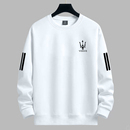 青年学生印花圆领卫衣套头 ins潮牌宽松休闲打底衫 长袖 t恤男春秋季