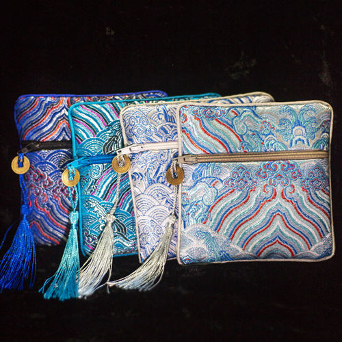 中国风云锦零钱包旅游纪念品