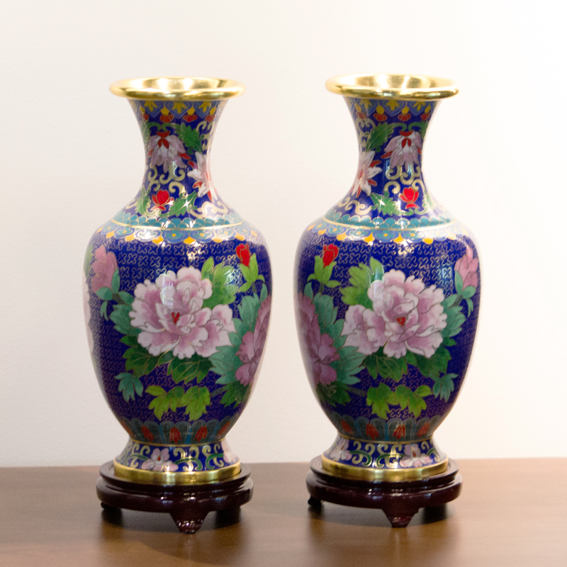 程老师老北京特色工艺景泰蓝花瓶