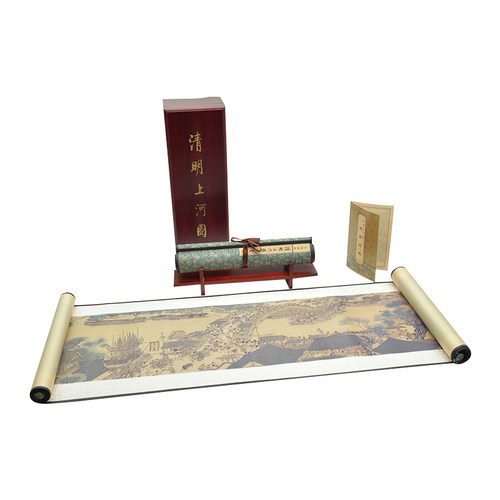 程老师中国风特色工艺品丝绸画挂画出国外事小礼品送老外的礼物
