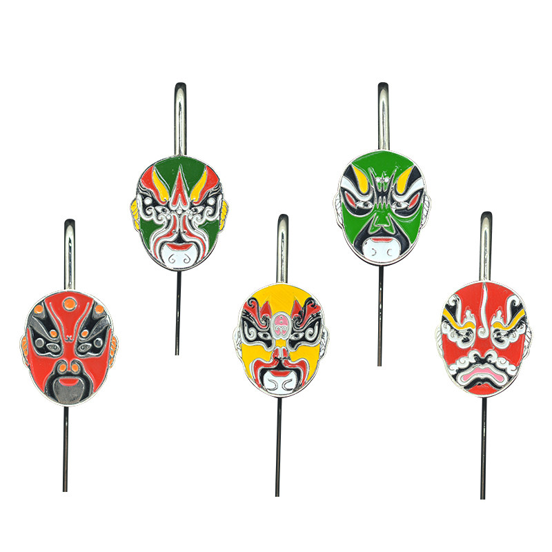 Cheng teacher Acial makeup in Beijing Opera bookmark characteristic Chinese style Small gifts go abroad Foreigner business affairs Meeting giftin the Arts and crafts , Folk arts and crafts Features , Facebook  category - from Buy2taobao.com to provide professional Taobao agent buy service