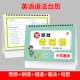 小学初中英语基础知识学习台历本 音标短语句型语法复习记背卡本
