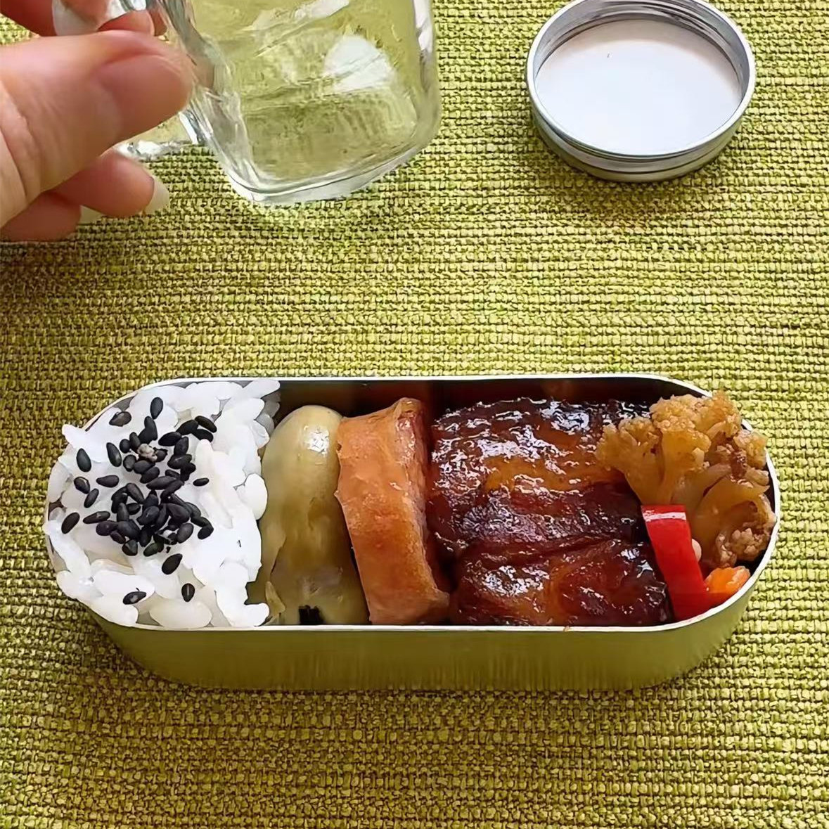 上班带饭减肥定量小饭盒食品铝制