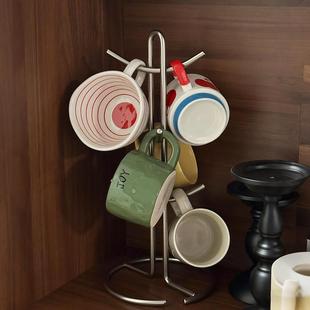 提升质感极简风台面杯架倒挂沥水咖啡杯架家用桌面杯子收纳置物架