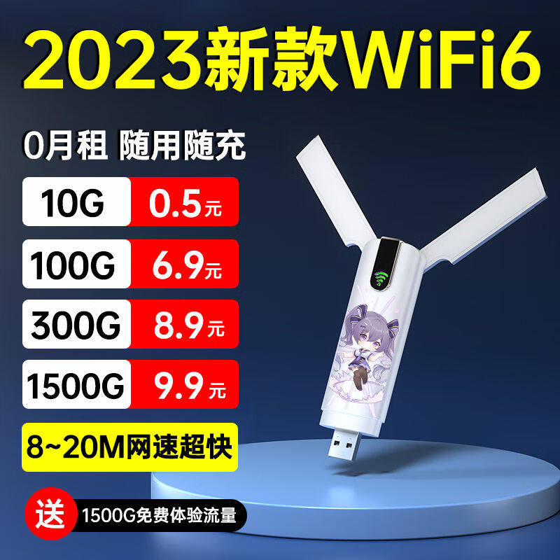 烁盟随身wifi免插卡wifi6无线移动wifi便携4G路由器无线上网卡车使用感如何?