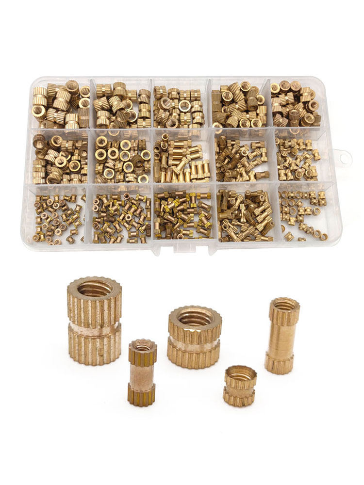 460pcs黄铜注塑螺母预埋件