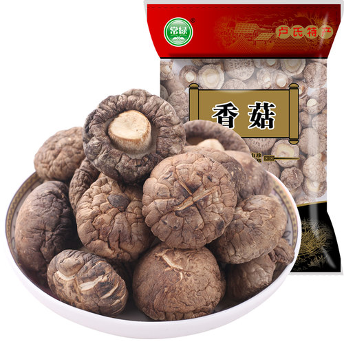 常绿小香菇蘑菇冬菇厚菇食用菌菇农家特产南北干货250g新货 - 封面