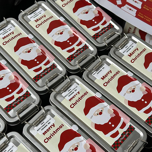 网红圣诞节曲奇饼干礼盒