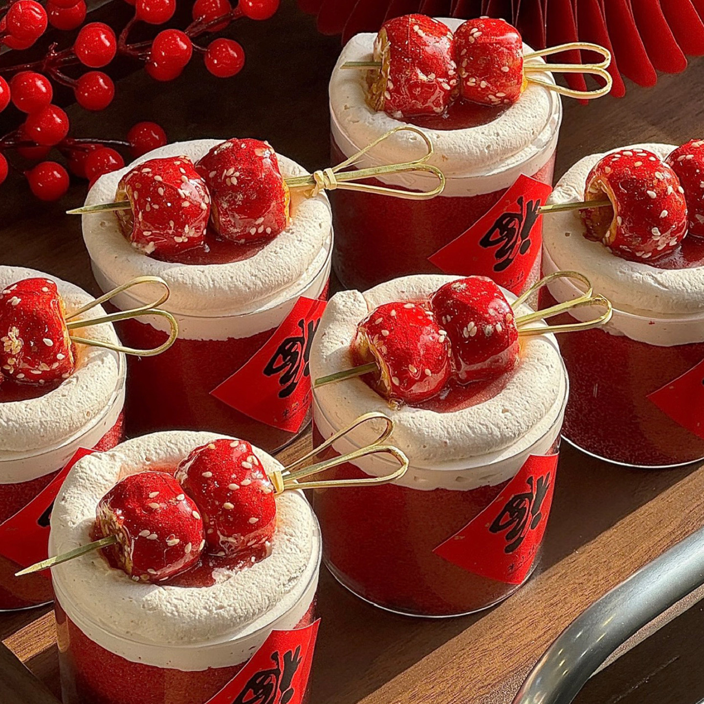 2026新年除夕夜山楂糖葫芦蛋糕装饰春节甜品慕斯杯竹签福字贴装扮,节庆用品/礼品,蛋糕/烘焙装饰用品,淘宝优惠券,粉丝福利购,淘宝优惠卷