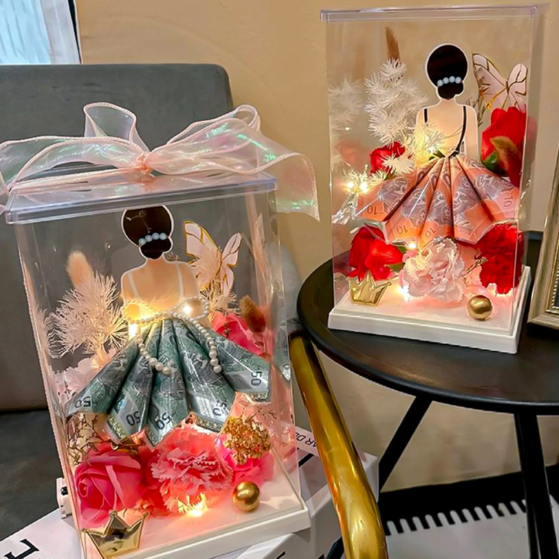 创意母亲节花束礼盒蛋糕装饰