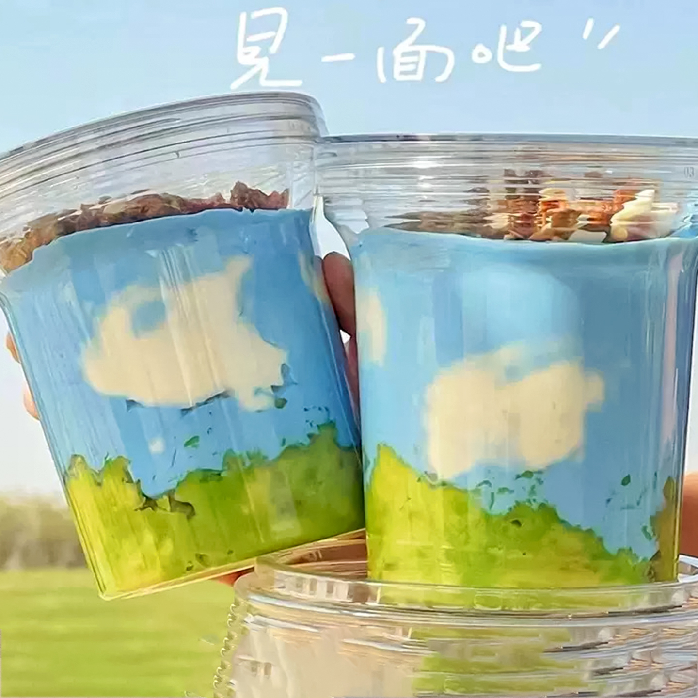 夏季冷萃酸奶布丁甜品高透杯