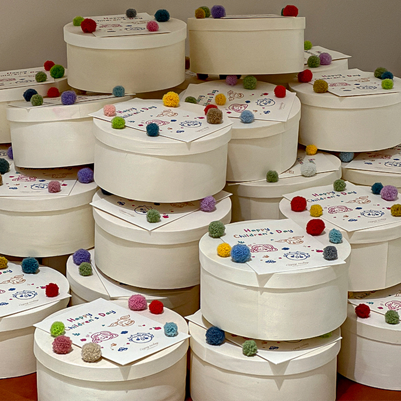 卡通烘焙店提拉米苏蛋糕盒