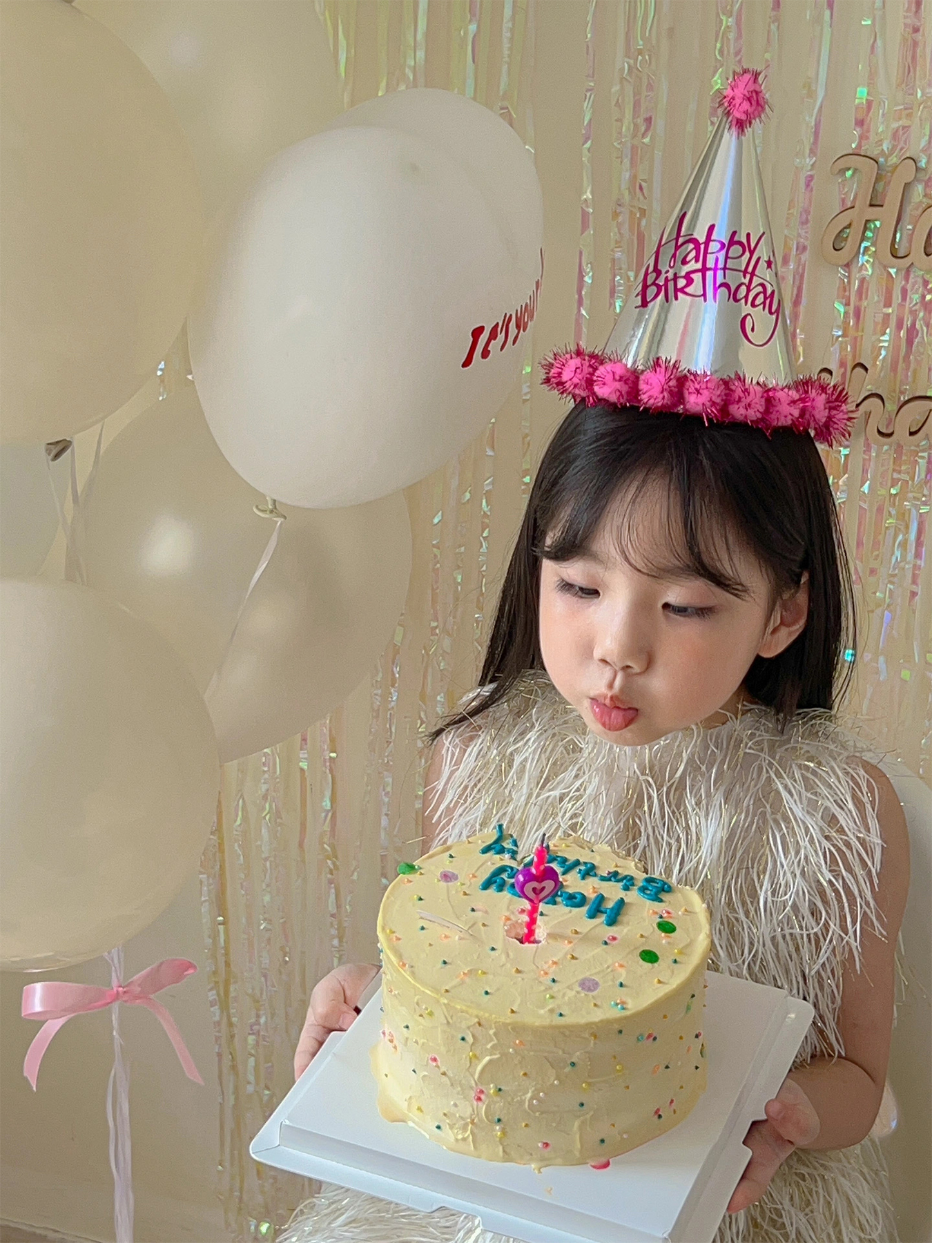 韩系ins小仙女简约生日蛋糕