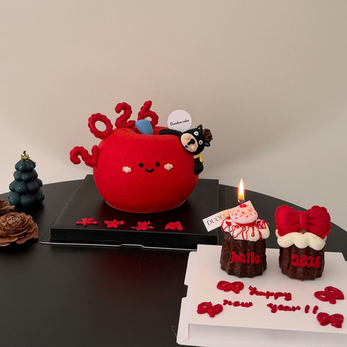 2026新年跨年夜平安果可露丽蛋糕