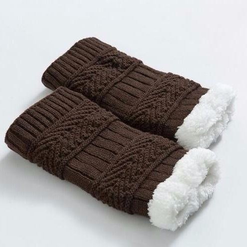 秋冬加厚加绒护脚踝脚脖套袜套靴套防寒风小腿膝盖堆堆套护踝男女