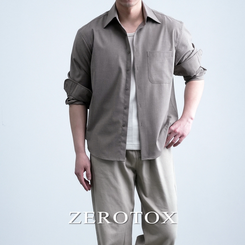 意式休闲高定衬衫男士免烫