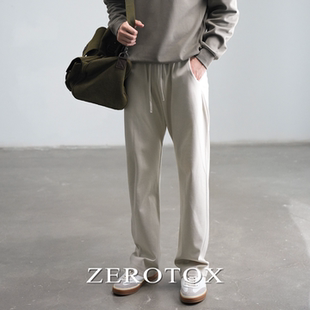 GZX ZEROTOX宽松直筒休闲长裤男士春秋显瘦百搭松弛通勤运动卫裤